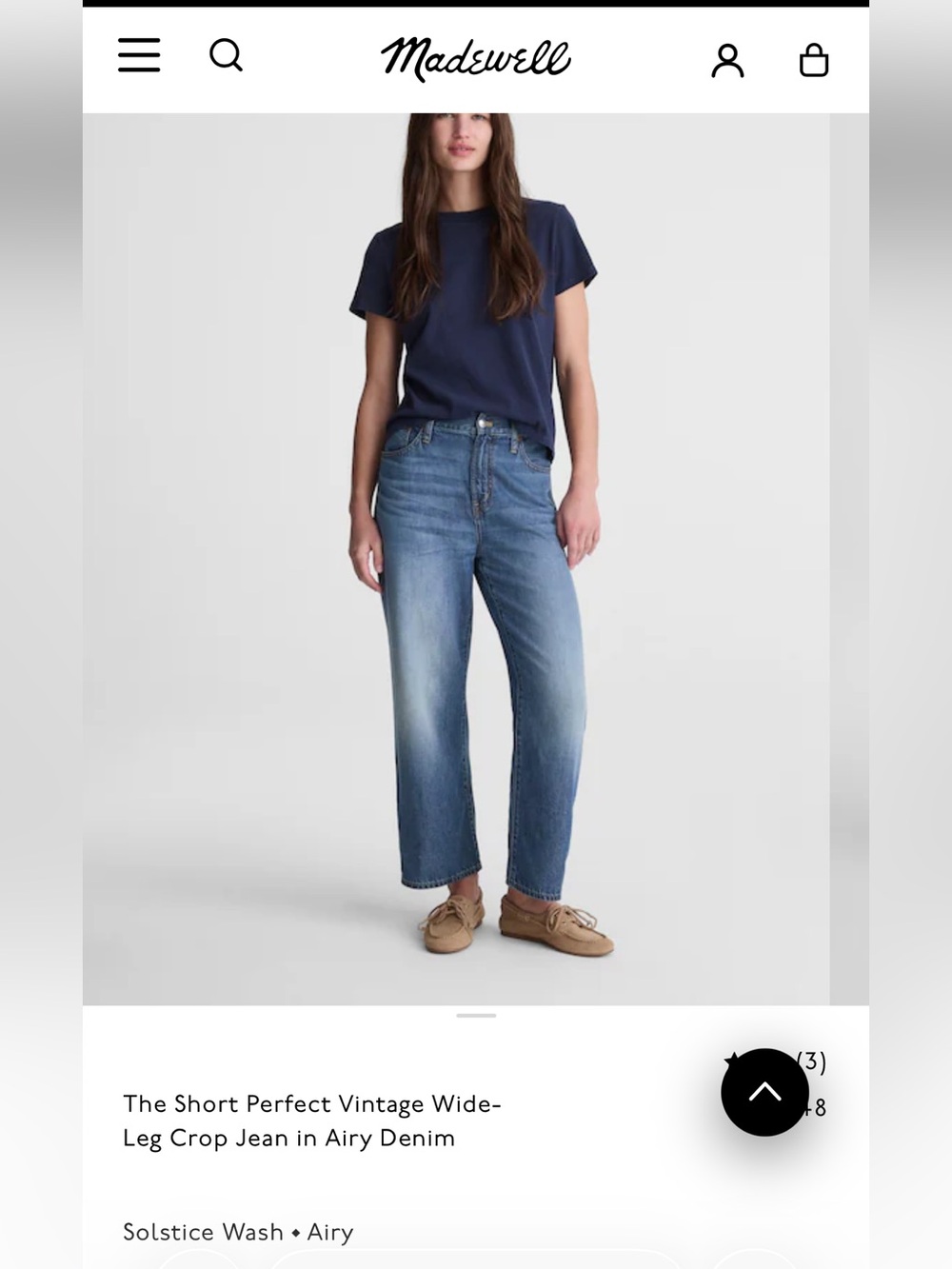 Madewell Airy Denim Straight-Leg Jeans in Mid Blue Wash. size 24